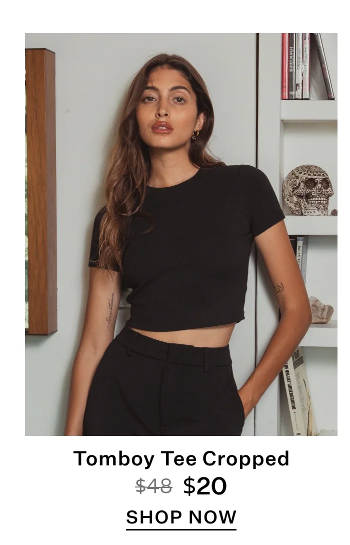 Tomboy Tee Cropped