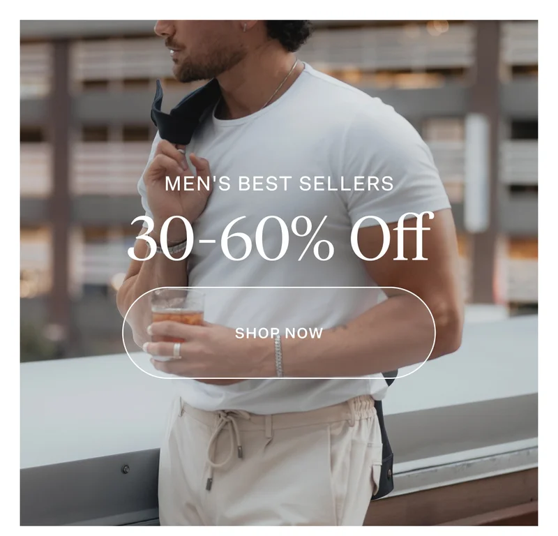 Shop Men's Best Sellers 30-60% Off
