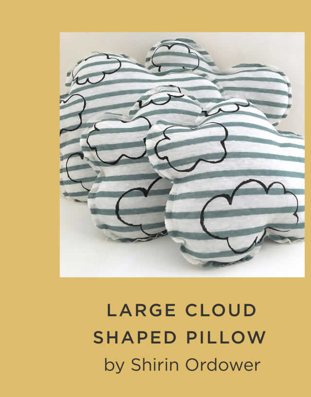 Large Cloud Shaped Pillow
