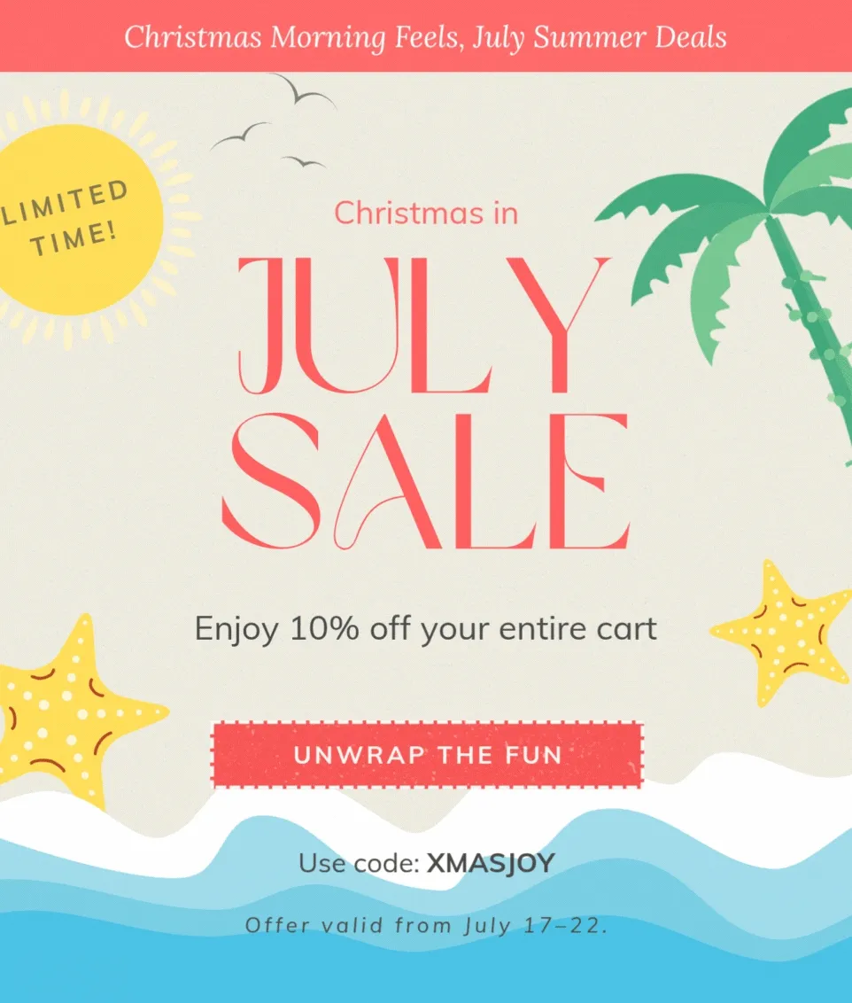 Shop the Christmas in July Collection