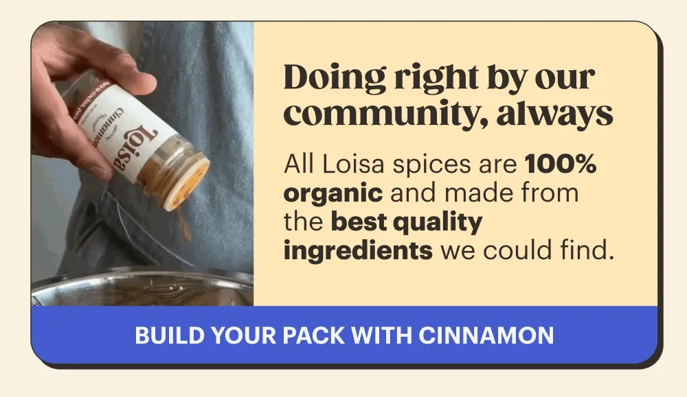 BUILD YOUR PACK WITH CINNAMON