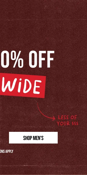 Up to 50% off shop Men's