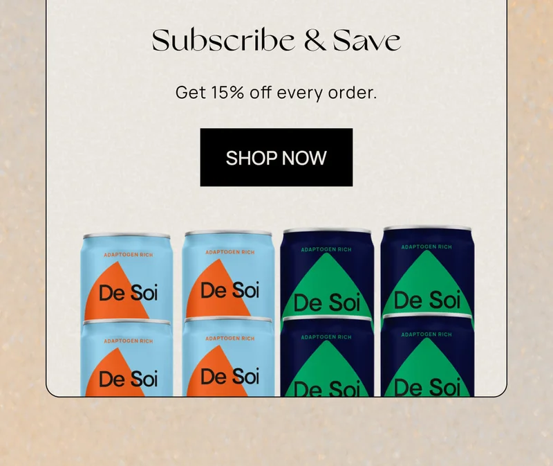 Subscribe & Save | Get 15% off every order. | Shop Now