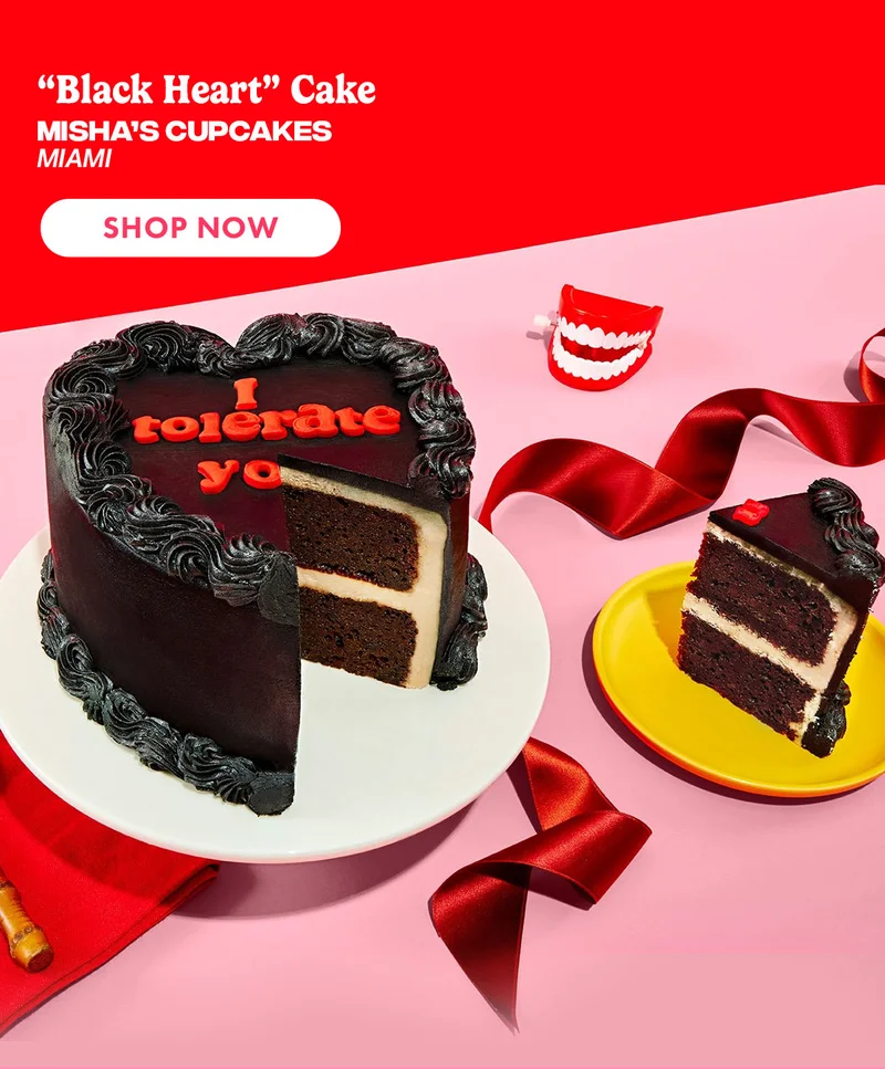 Black Heart Cake