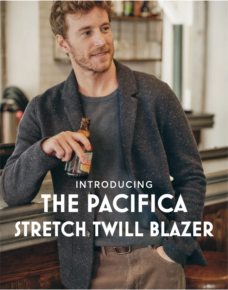 Your nicest blazer + your favorite sweatshirt.