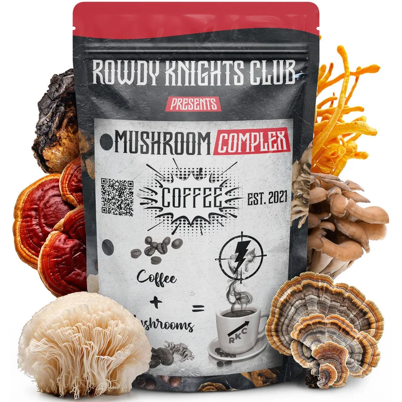 Image of Rowdy Mushroom Coffee - Organic Coffee + 6 Mushroom Blend