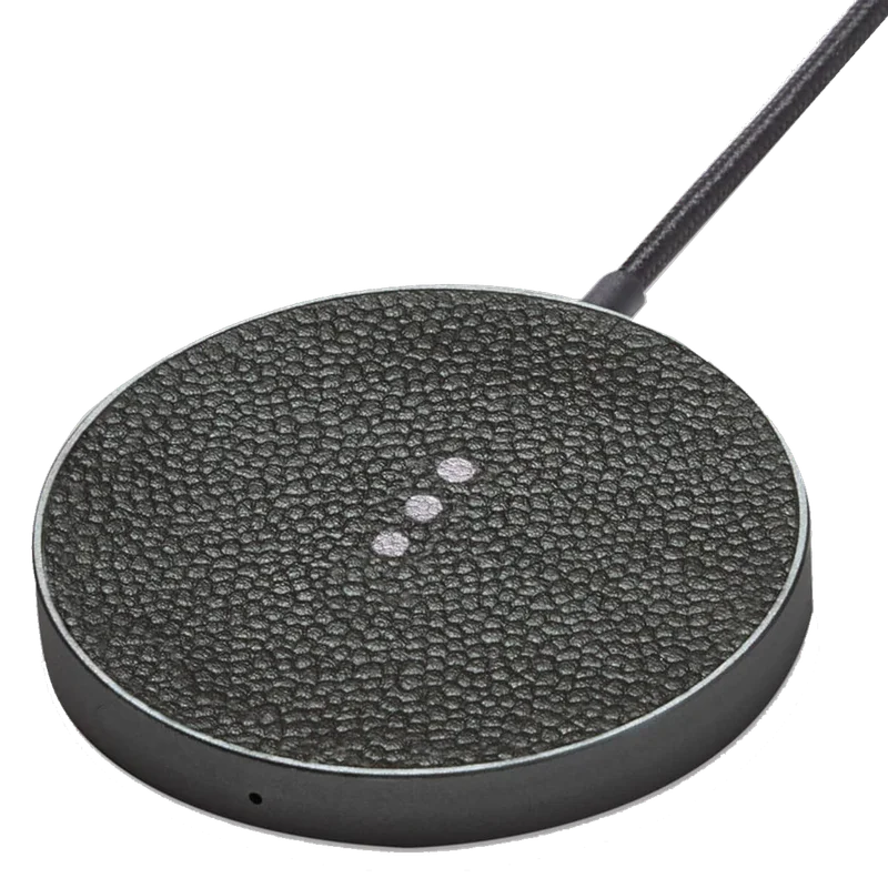 Image of Courant MAG 1 Single-Device Charging Pad Leather - Ash