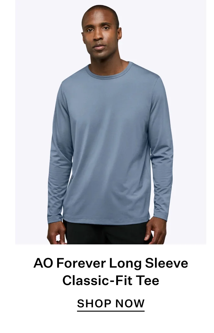 AO Forever Long Sleeve Classic-Fit Tee