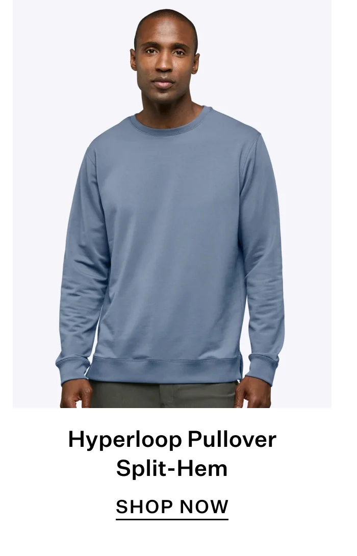 Hyperloop Pullover Split-Hem