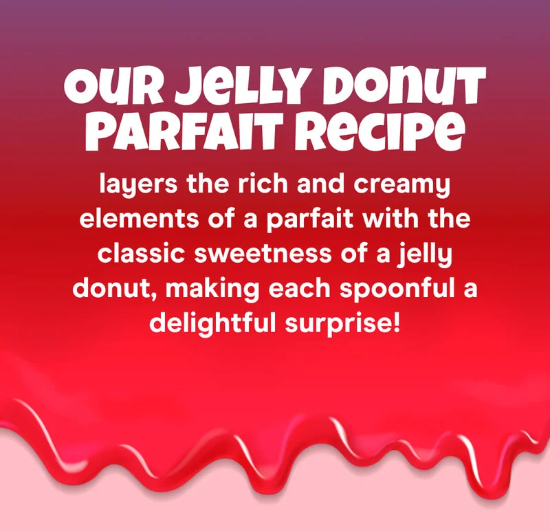 Elevate your dessert game with a fun new take on a timeless favorite!  Our Jelly Donut Parfait Recipe layers the rich and creamy elements of a parfait with the classic sweetness of a jelly donut, making each spoonful a delightful surprise!