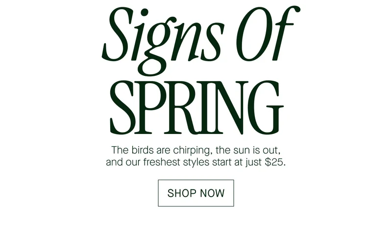 Signs Of SPRING