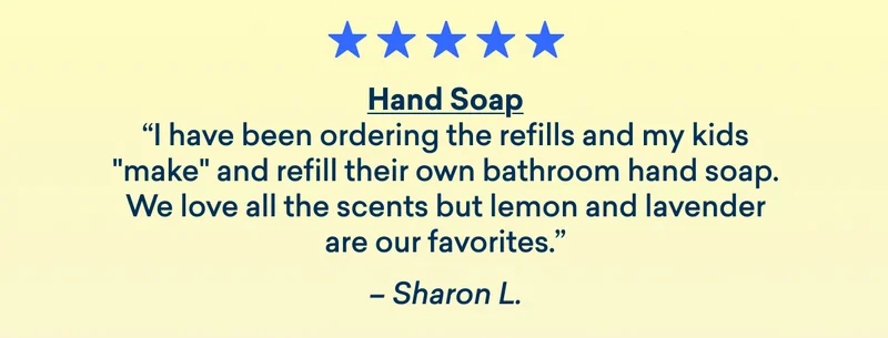 Check out our best selling hand soap.