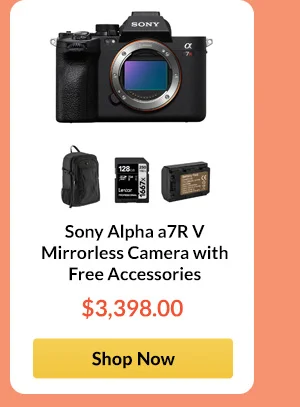 Sony Alpha a7R V Mirrorless Camera with Free Accessories