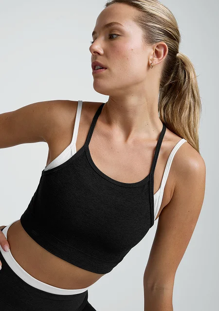 Spacedye Layered Long Line Bra