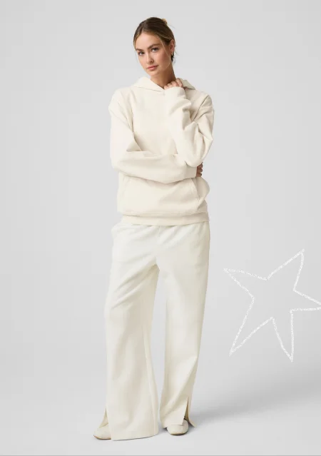 LuxeFleece Wide Leg Pant 31"