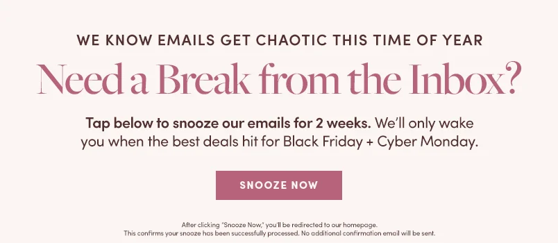 Need a Break from the Inbox? Snooze Now