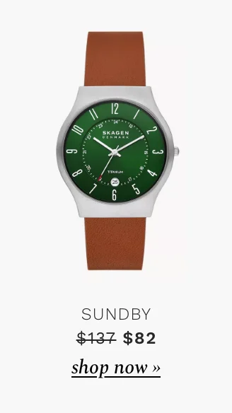 Sunby watch. Was $195. Now $82. Shop now.