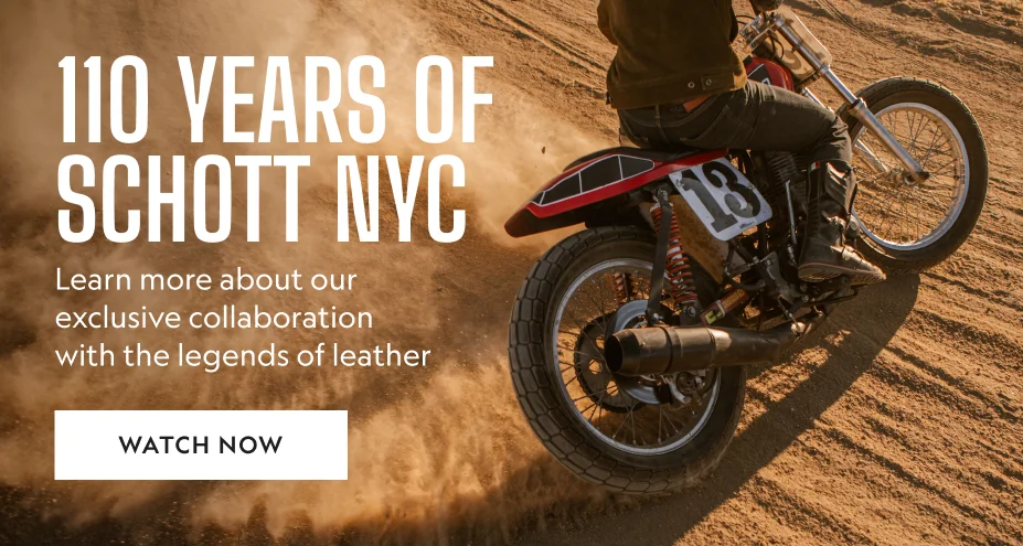 110 Years of Schott NYC and the Roughout Leather Rancher Jacket