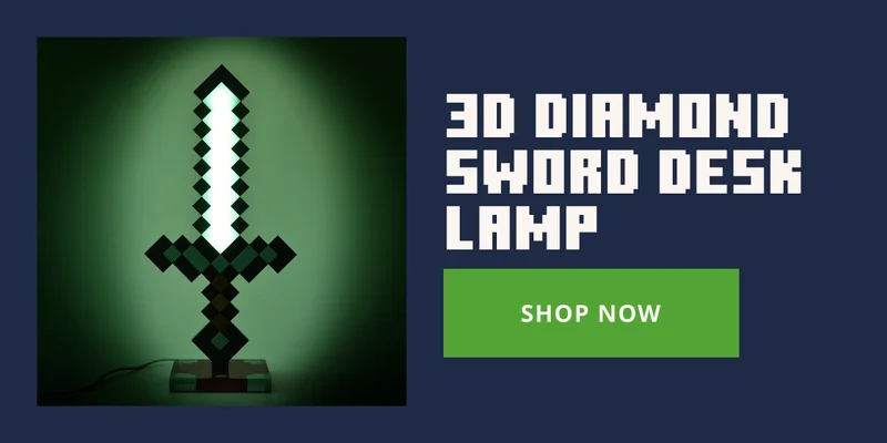 Diamond Sword Desk Lamp