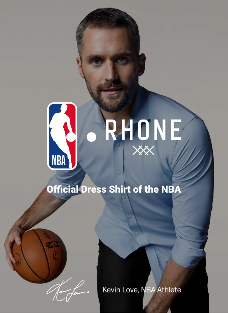 NBA x RHONE: Official Dress Shirt of the NBA.