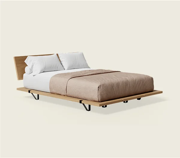 The Bed Frame & Headboard in Oak