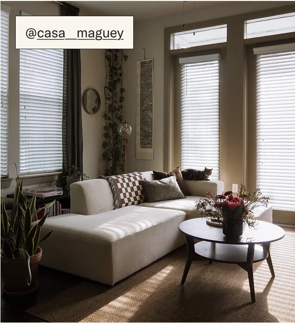 The Form Sectional styled by @casa__maguey