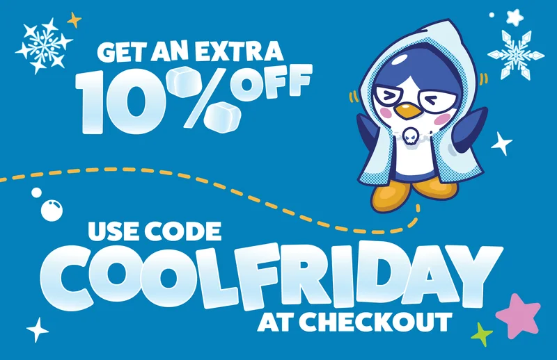 Get an extra 10% off, use code COOLFRIDAY at checkout