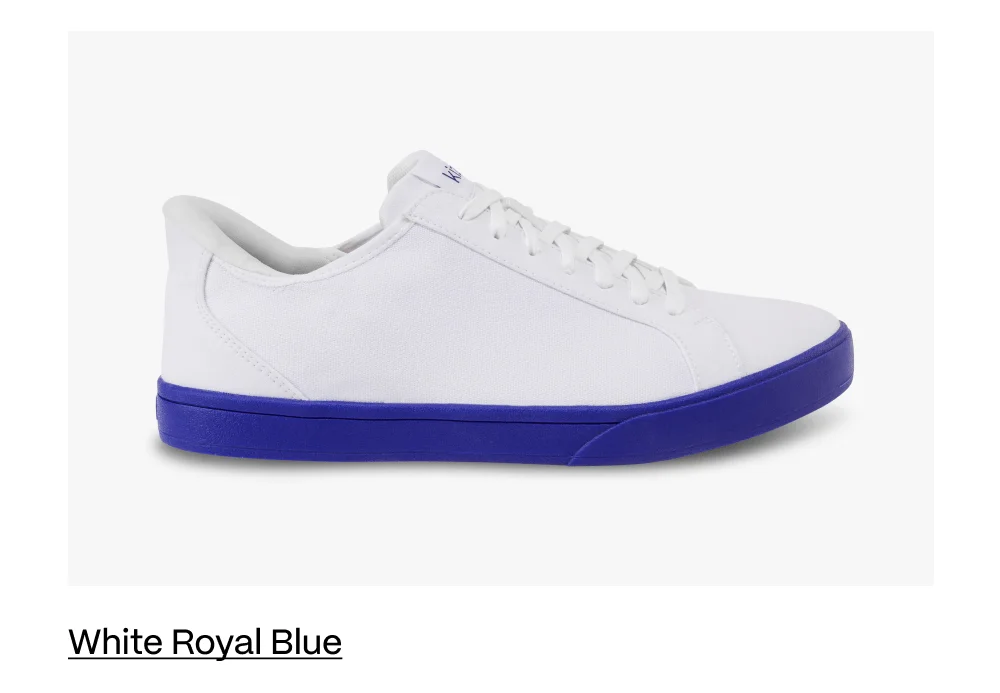 Irvine White Royal Blue