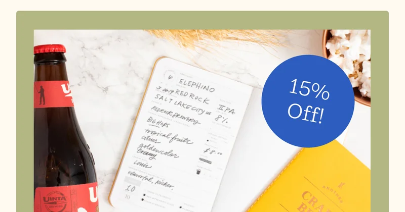 15% Off!