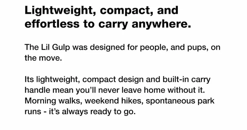 Lightweight, compact, and effortless to carry anywhere.