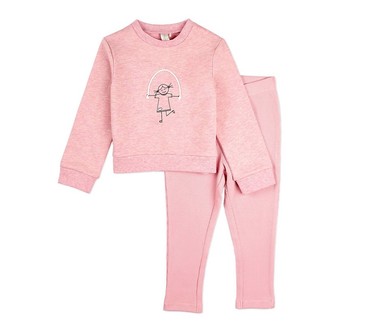 MiniMoi Baby &Toddler Girls Catch Me If You CanLegging Set