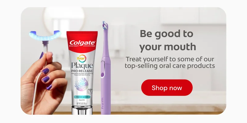 Be good to  your mouth Treat yourself to some of our top-selling oral care products click here to shop now