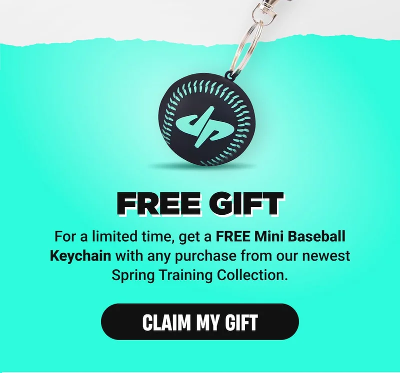 Get a free Mini Baseball Keychain with any purchase from the Spring Training Collection - SHOP NOW