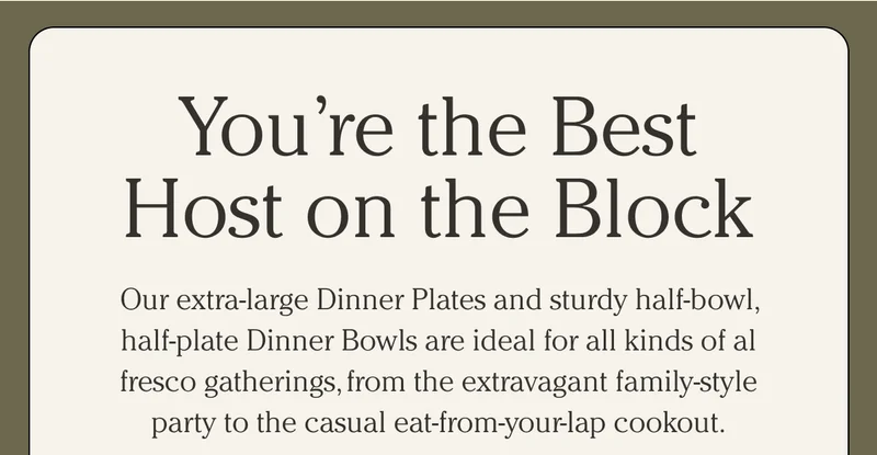 You're the Best Host on the Block