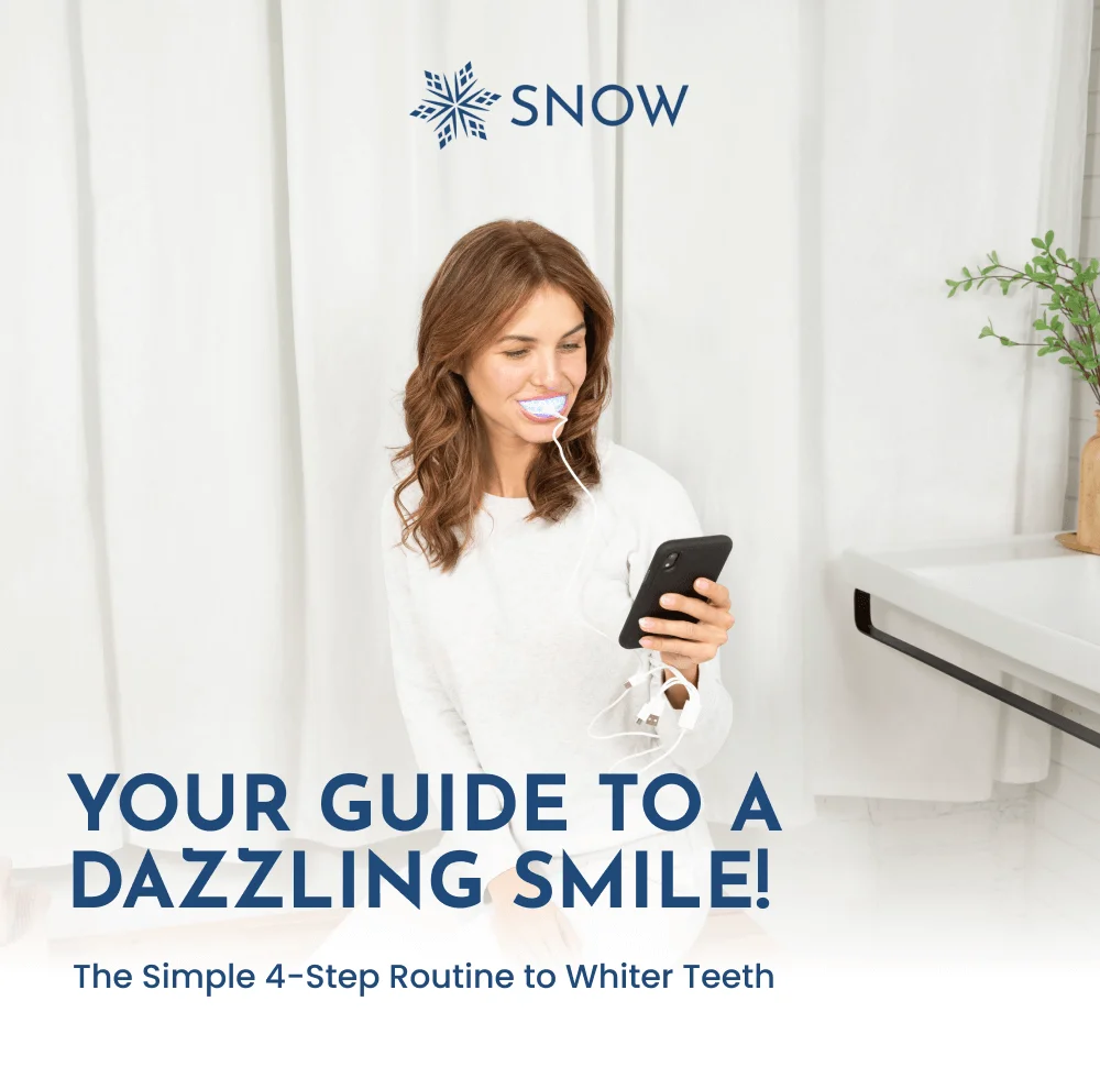 YOUR GUIDE TO A DAZZLING SMILE! The Simple 4-Step Routine to Whiter Teeth