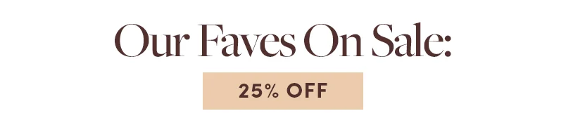 Shop 25% off sitewide with the code FALLBACK