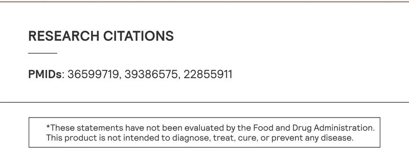 These statements have not been evaluated by the Food and Drug Administratoin. This product is not intended to diagnose, treat, cure, or prevent any disease.