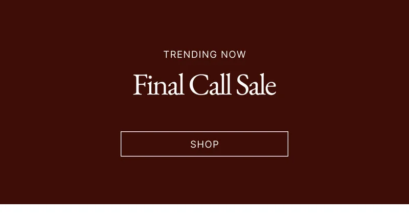 Italic | Life is Luxury | Final Call Sale
