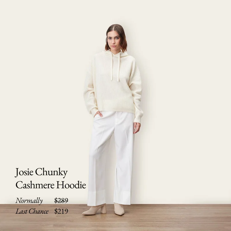 Italic | Life is Luxury | Josie Chunky Cashmere Hoodie