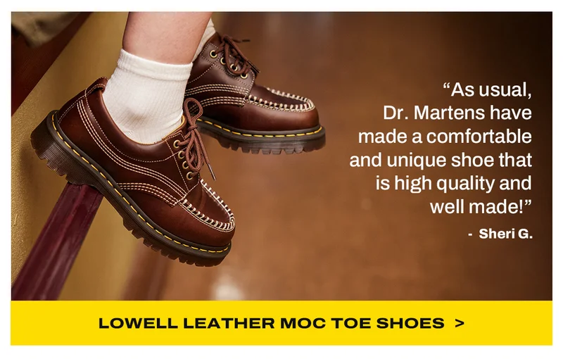 Lowell Leather Moc Toe Shoes