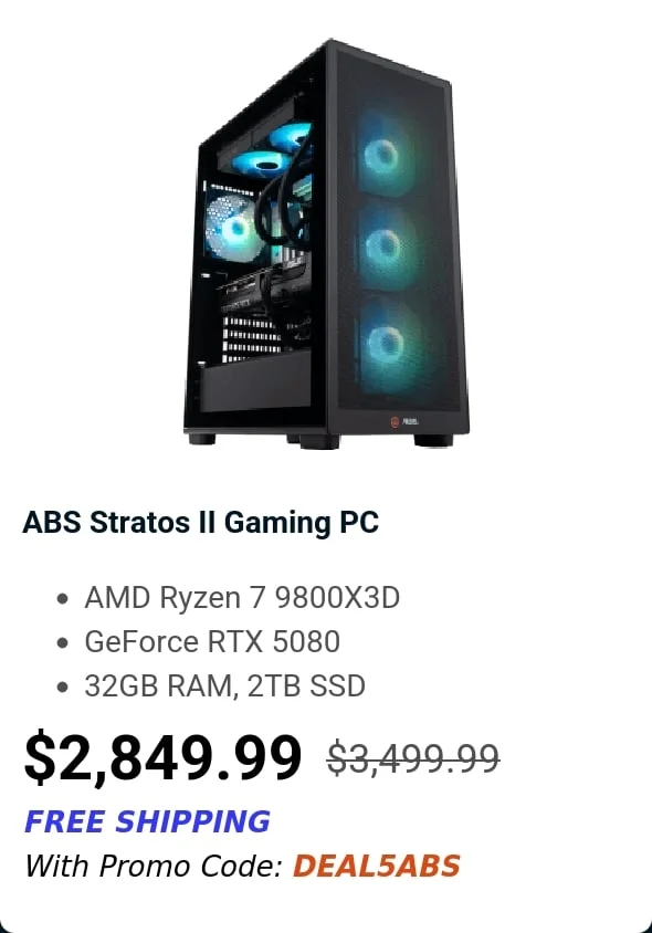 ABS Stratos II Gaming PC