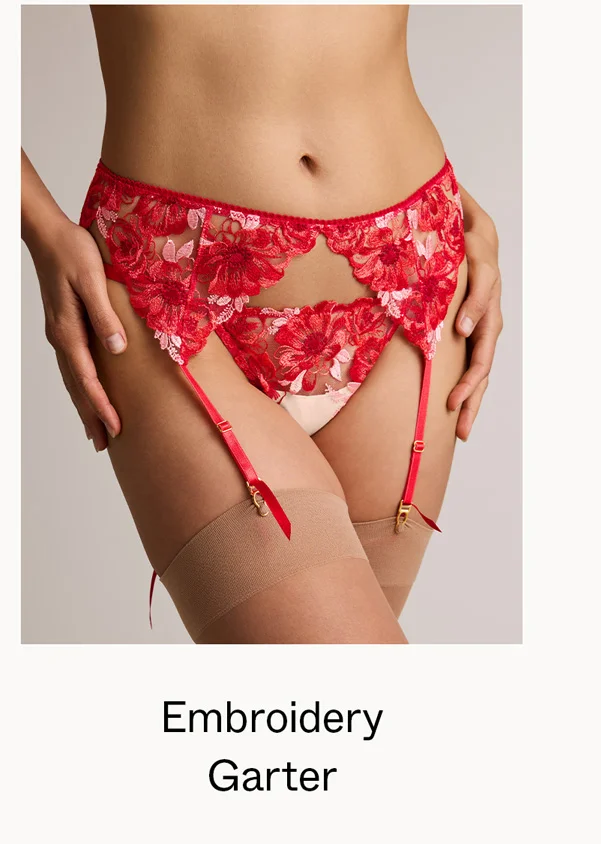 Embroidery Garter