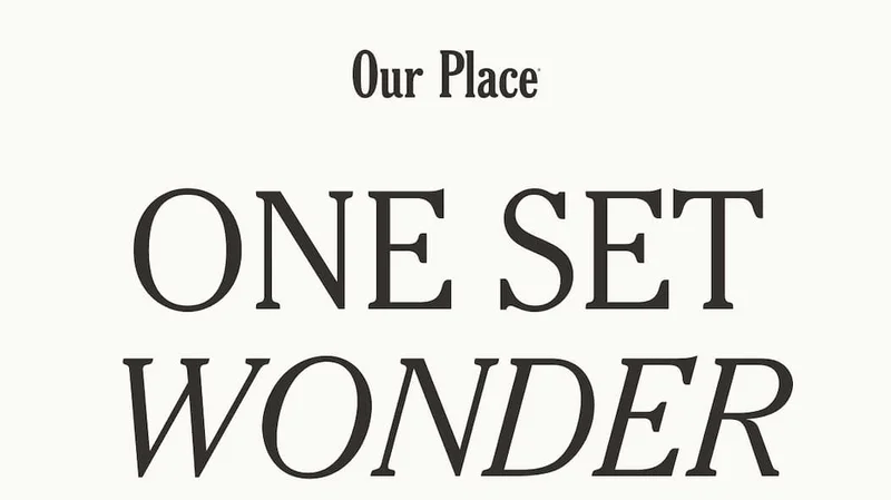 Our Place | One Set Wonder