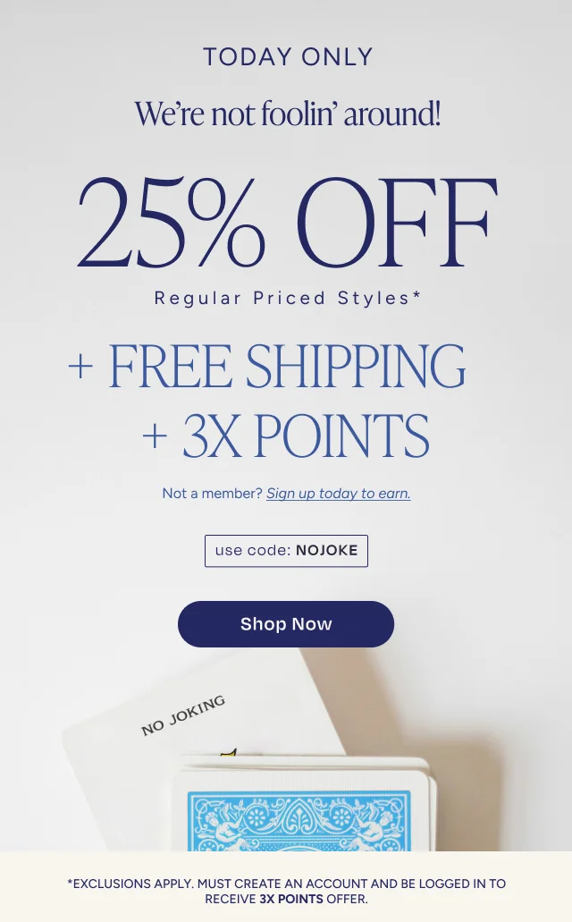 TODAY ONLY | We're not foolin' around! - Image