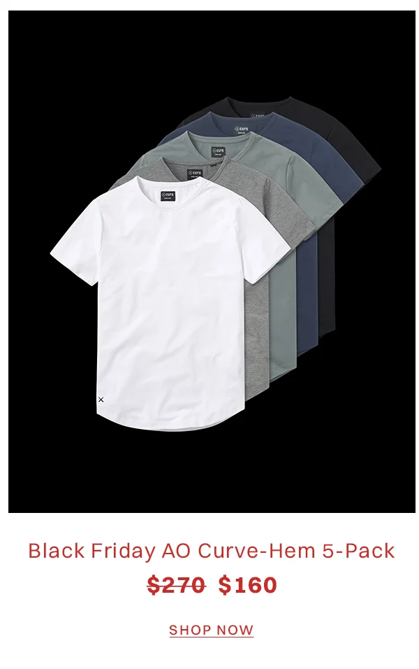 Black Friday AO Curve-Hem 5-Pack