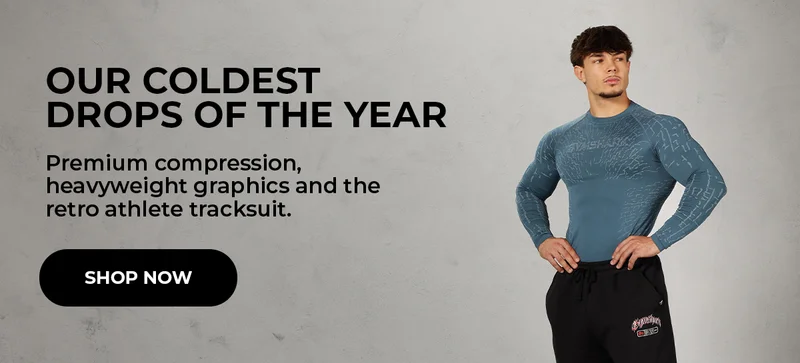 OUR COLDEST DROPS OF THE YEAR
Premium compression, heavyweight graphics and the retro athlete tracksuit.
SHOP NOW
