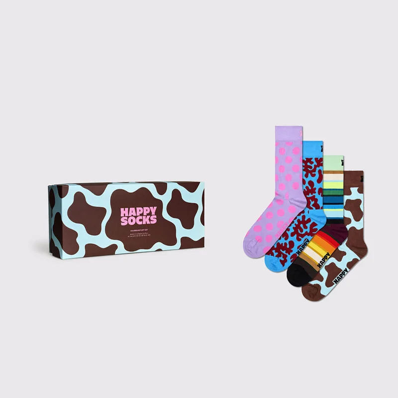 4-Pack Colorburst Socks Gift Set
