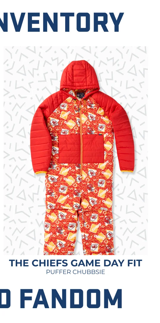 NFL Puffer Chubbsie: The Chiefs Game Day Fit
