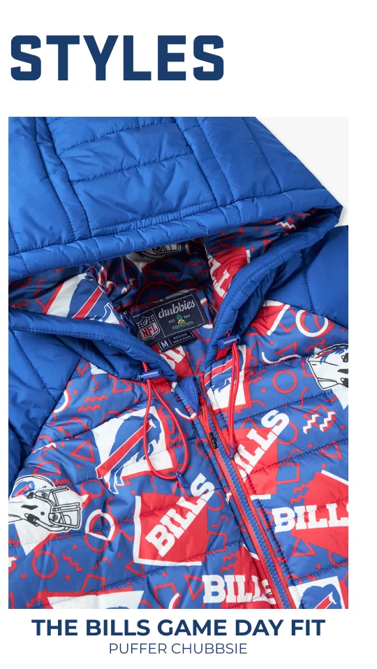 NFL Puffer Chubbsie: The Bills Game Day Fit