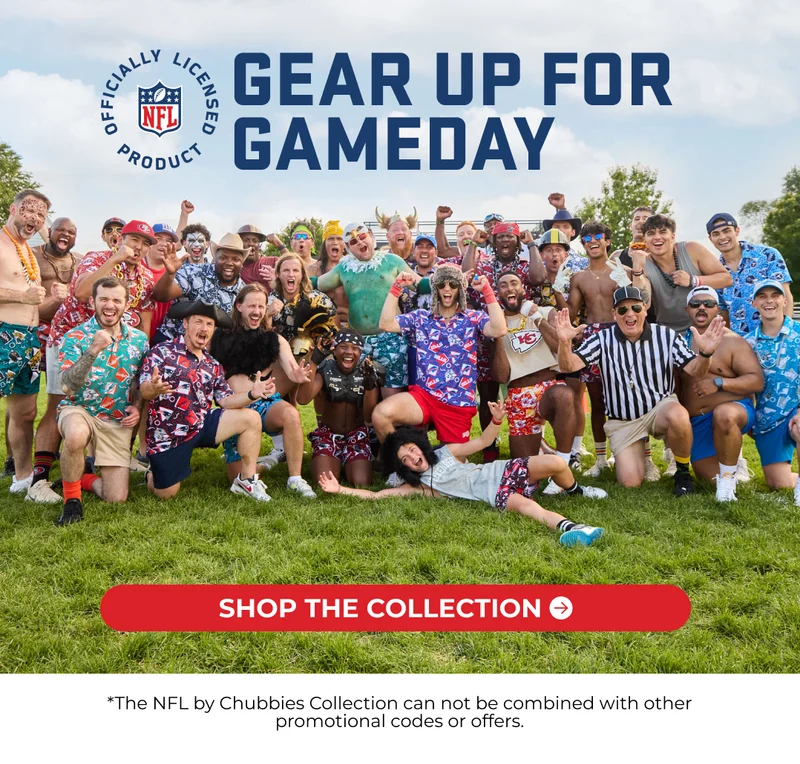 GEAR UP FOR GAME DAY: Shop The NFL By Chubbies Collection